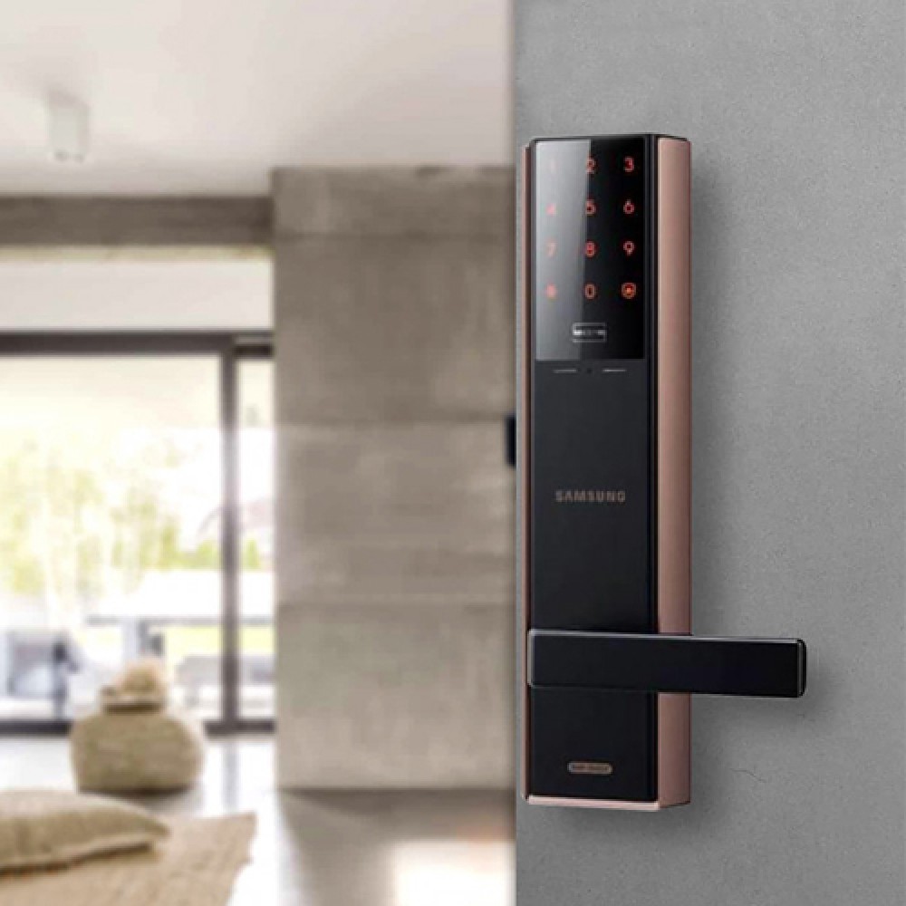 Умный дверной замок с сигнализацией Samsung SHP-DH537 купить в Москве ...